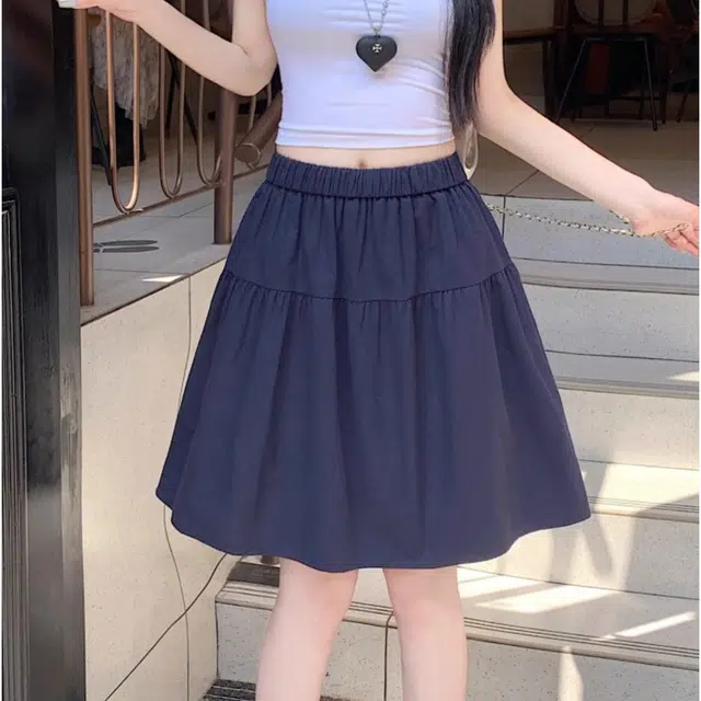 雅羊人 时尚通勤简约百搭休闲短裙 女款