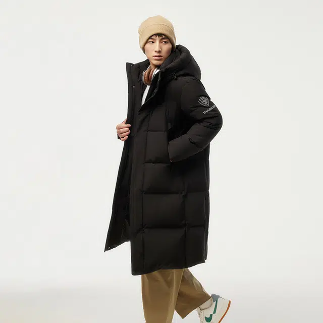 坦博尔 长款加厚休闲运动防风保暖羽绒服 男女同款