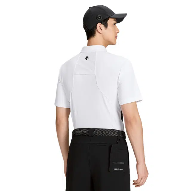 DESCENTE GOLF S-CORE logoPolo