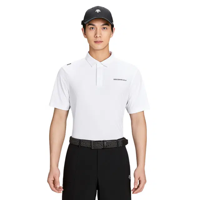 DESCENTE GOLF S-CORE logoPolo