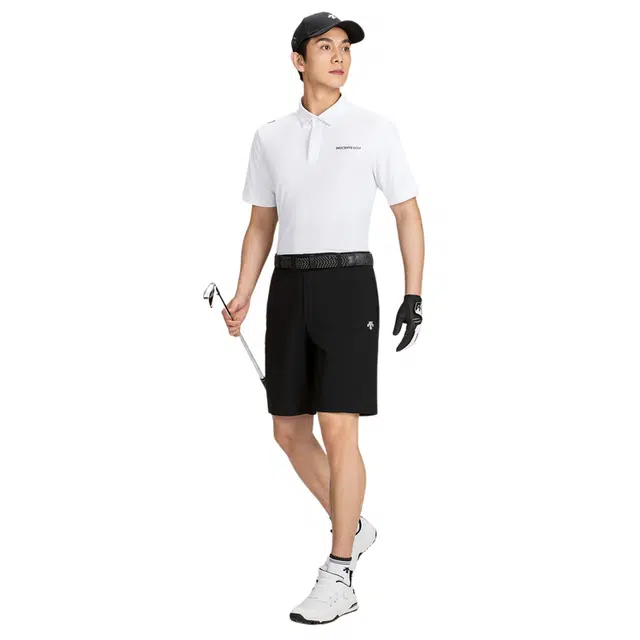 DESCENTE GOLF S-CORE logoPolo