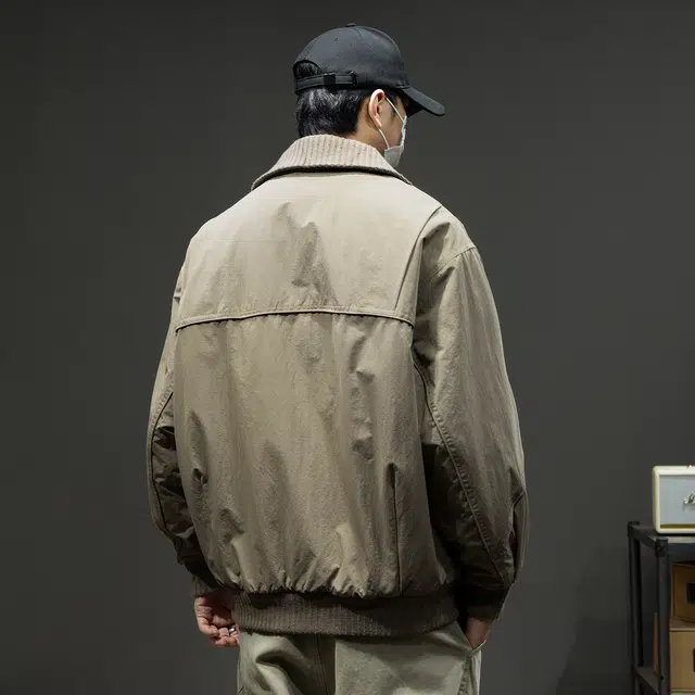 潮人榜 美式复古工装夹克男冬季宽松大码连帽棉衣外套潮休闲保暖上衣棉服 男款