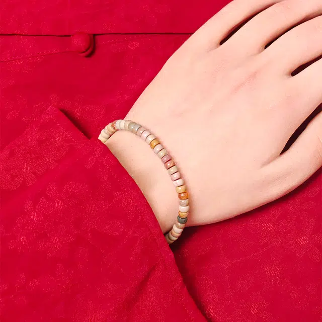 万宝缘珠宝 落英缤纷#好运天然 玛瑙 手串 女款