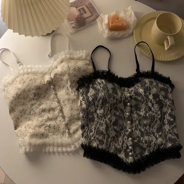 轻迎 蕾丝碎花吊带设计感小众背心 女款