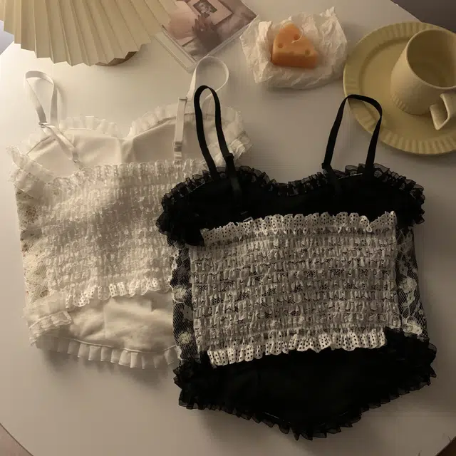 轻迎 蕾丝碎花吊带设计感小众背心 女款
