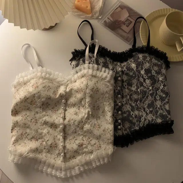 轻迎 蕾丝碎花吊带设计感小众背心 女款