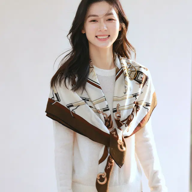 杭丝路 气质百搭 绵羊毛 丝巾 女款