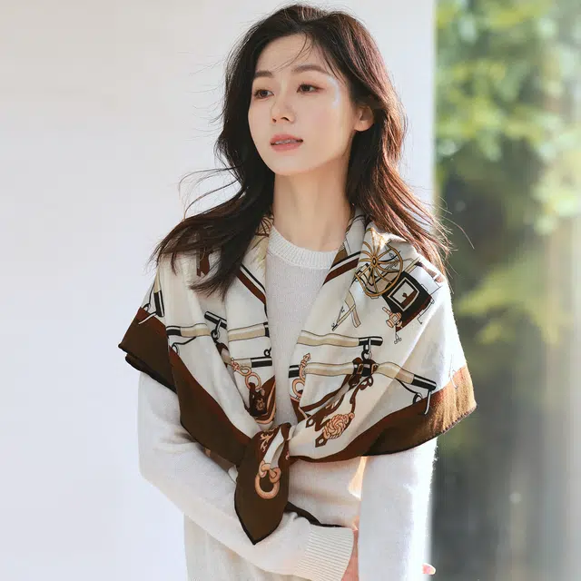 杭丝路 气质百搭 绵羊毛 丝巾 女款