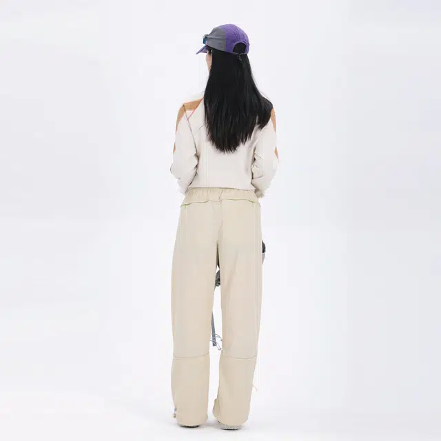 吉业重工 巴胺穿搭阔腿裤轻盈时尚舒适宽松休闲裤 女款