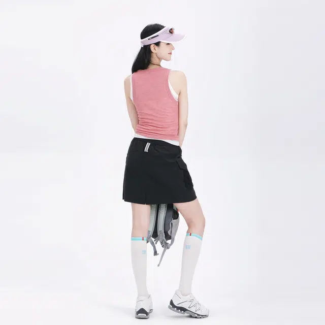吉业重工 时尚简约速干口袋设计工装短裙 女款