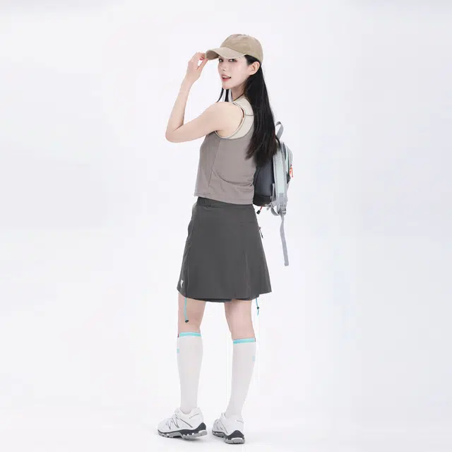 吉业重工 户外拼接修身显瘦圆领百搭优雅舒适无袖背心 女款