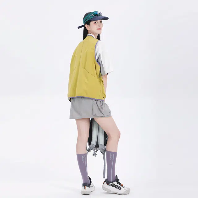 吉业重工 多口袋背心外套多功能设计防护时尚轻便马甲 女款