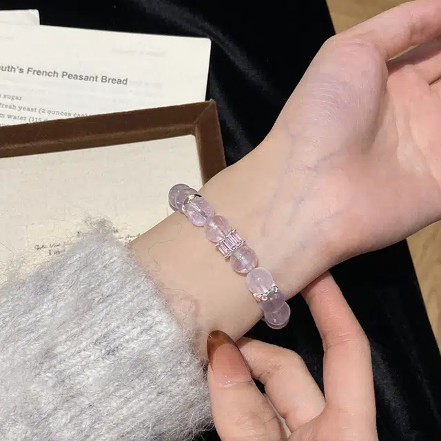 【紫气东来丨转运珠】 匆匆那年 九紫离火顺风顺水 新中式 小众设计 精致简约百搭#好运天然 紫水晶 手串 女款