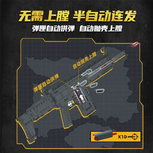 SLUBAN SCAR-L 1690pcs M38-B1353