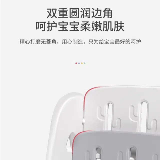 曼龙 儿童书架绘本架  收纳架子储物柜二合一书架 早教益智玩具