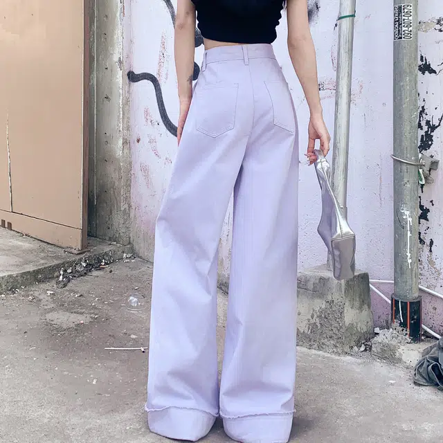 黑恐龙 美式复古宽松阔腿直筒百搭垂感时尚透气休闲小众设计感牛仔裤 男女同款