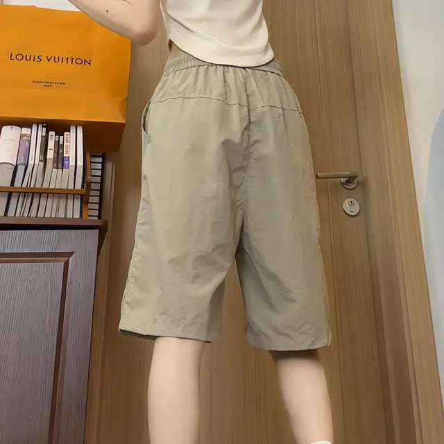 黑恐龙 日系潮牌简约小众百搭透气舒适宽松速干时尚五分休闲短裤 男女同款
