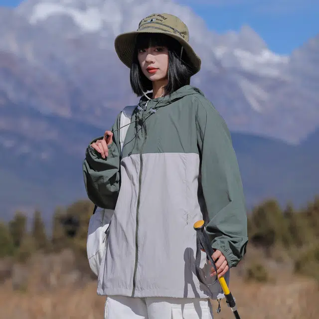 黑恐龙 夏季户外出行运动钓鱼服宽松潮流百搭轻薄柔软透气舒适休闲简约防晒服 男女同款