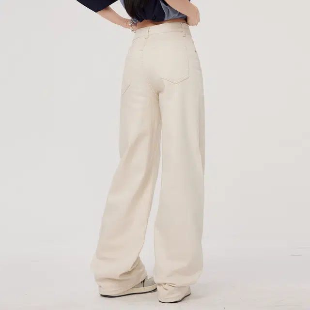 黑恐龙 美式潮牌小众设计感宽松休闲百搭舒适阔腿时尚牛仔裤 男女同款