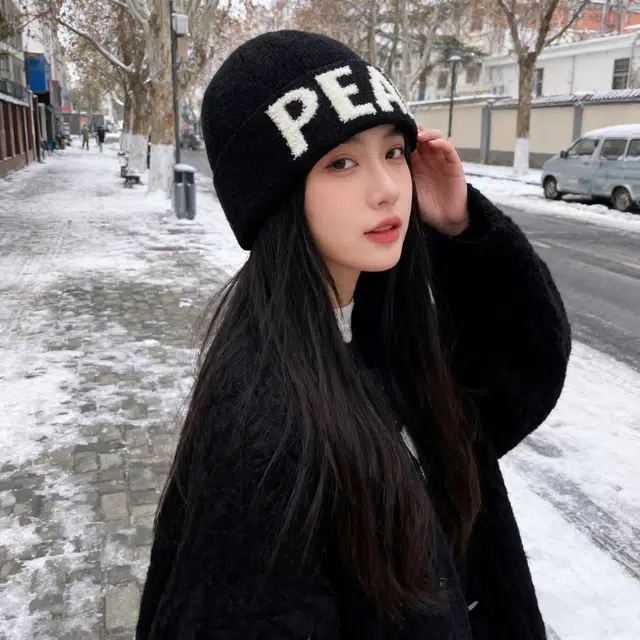 【礼盒可选】 匹克 舒适保暖 简约时尚 聚酯纤维 绒线帽 男女同款情侣款