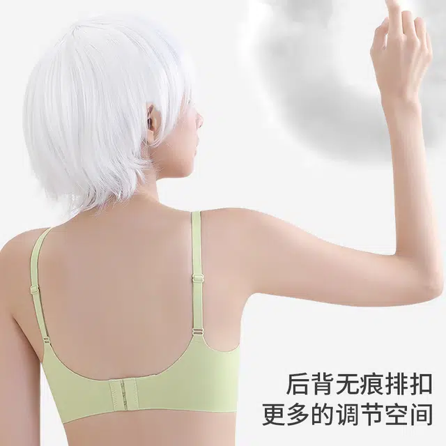 戴维诗 无痕内衣女聚拢收副乳无钢圈法式蕾丝性感奶罩运动美背文胸 女款