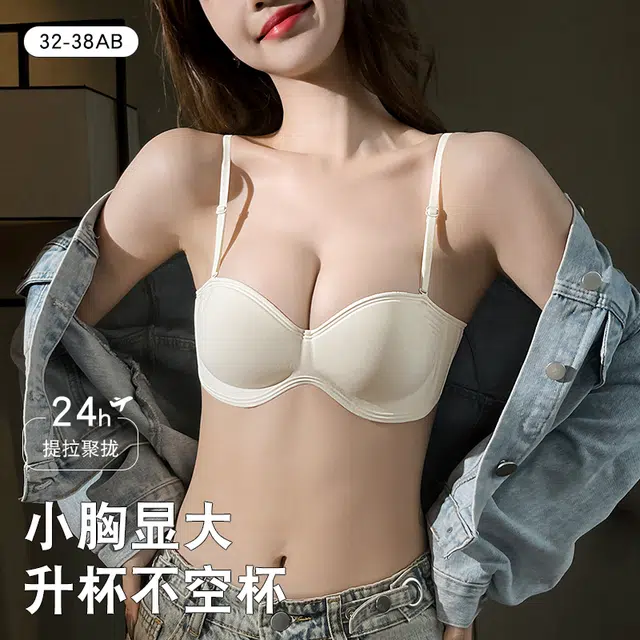 戴维诗 性感无钢圈隐形无痕小胸聚拢收副乳文胸 女款