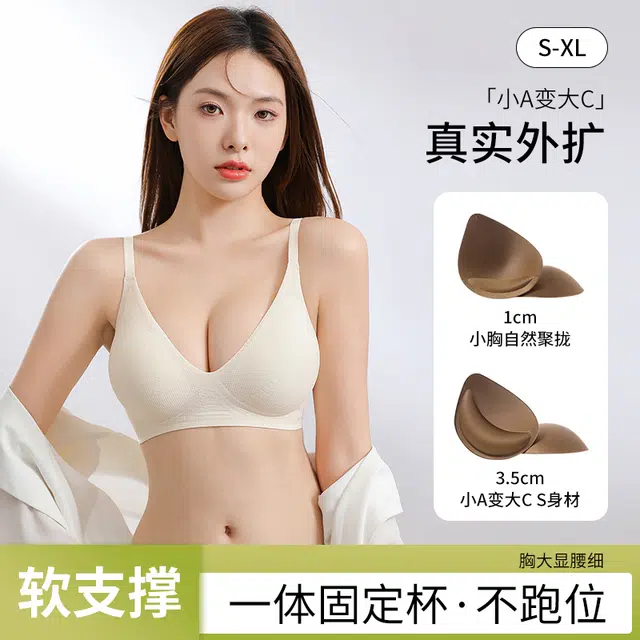 戴维诗 外扩小胸显大固定杯软支撑文胸 女款