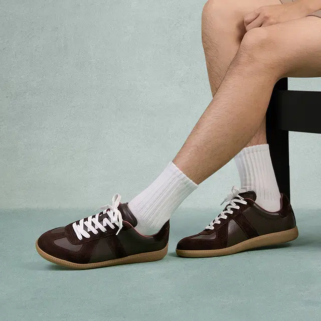 Thom Wills Retro Trainer Black