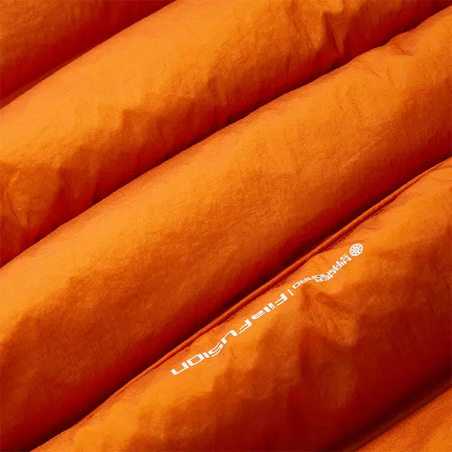 FILA Fusion Down Jacket Dark Clay Orange