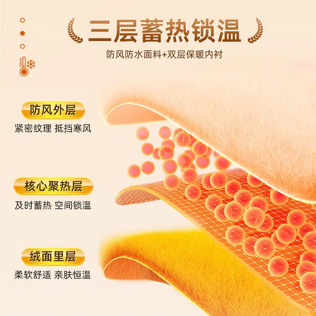 匹克 加绒保暖户外出行防风防寒可触碰 聚酯纤维 绒线手套 男女同款情侣款