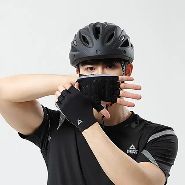 匹克 运动骑行掌心加厚器械训练防滑防起茧 锦纶 健身手套 男女同款情侣款