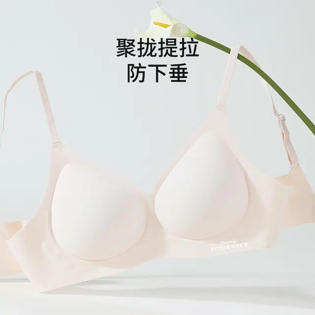 舒雅 小胸聚拢轻盈舒适无钢圈软支撑上托收副乳防下垂文胸 女款