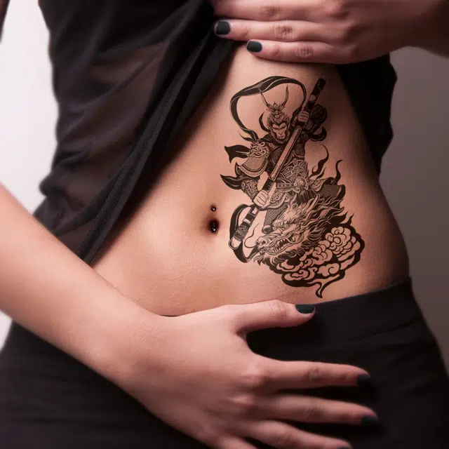 饰田  悟道之境草本防水纹身贴 持久高级性感情侣半永久超酷男女