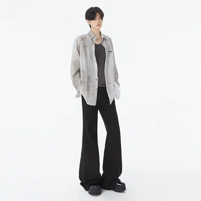 宝米卡 基础款通勤百搭时尚简约垂感休闲裤 男女同款