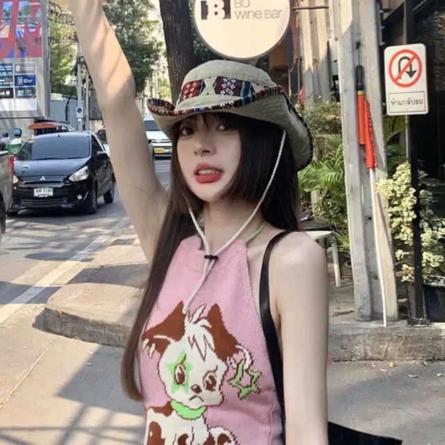 佩洛依 遮阳户外钓鱼大檐 棉 渔夫帽 男女同款情侣款