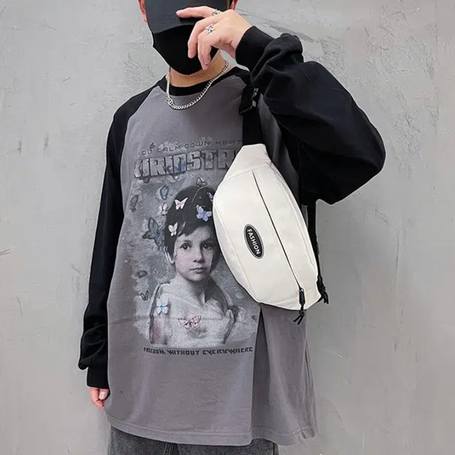 爱尔绅特 休闲简约时尚学生运动 尼龙布 胸包斜挎包 男女同款情侣款 多色