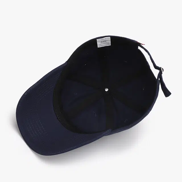 佩洛依 软顶大头围字母刺绣水洗户外遮阳防晒帽时尚简约 聚酯纤维 鸭舌帽 男女同款情侣款