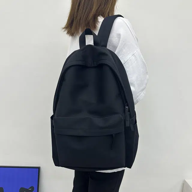 爱尔绅特 书包纯色大容量日系 尼龙 双肩包 男女同款情侣款 多色
