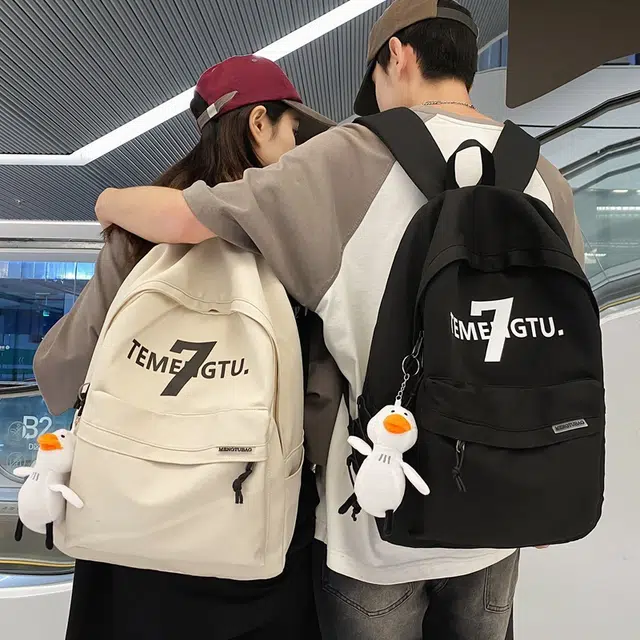 爱尔绅特 潮流简约时尚百搭高级感 尼龙 双肩包 常规 男女同款情侣款 多色