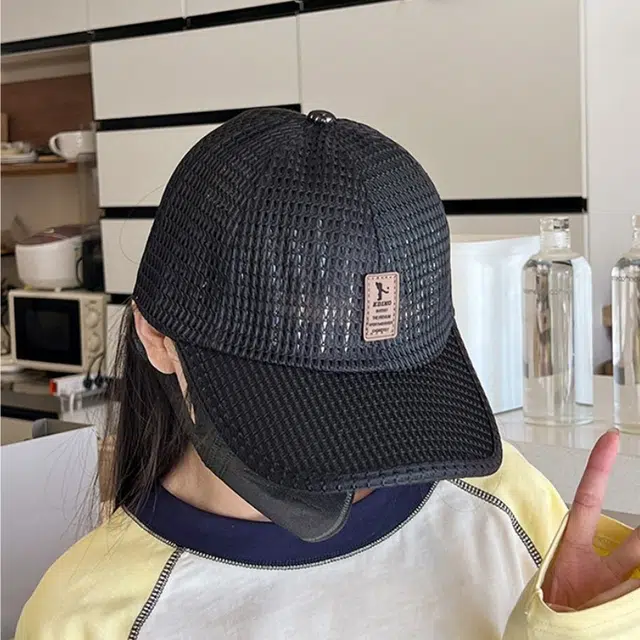 佩洛依 跑步钓鱼遮阳户外速干网帽透气 涤纶 鸭舌帽 男女同款情侣款