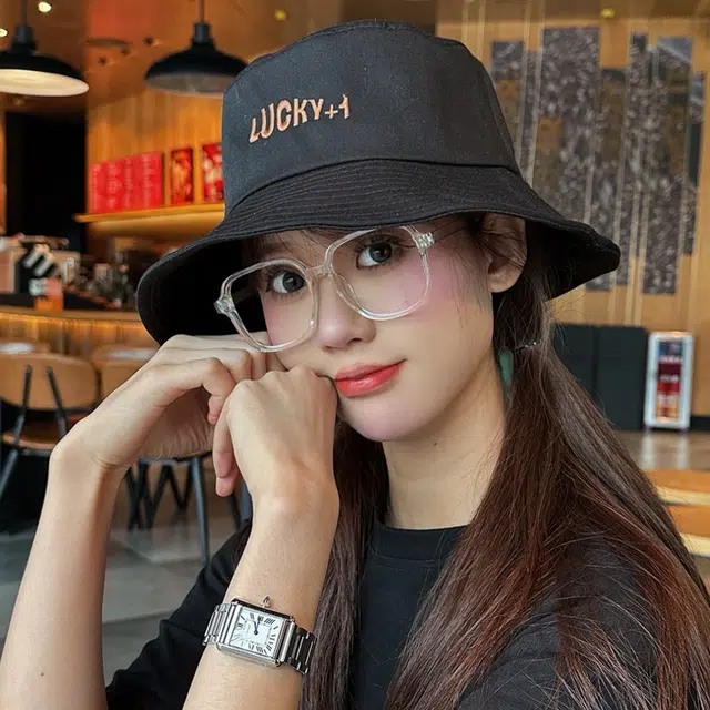 佩洛依 日系可爱时尚猫咪遮阳防晒 棉 渔夫帽 男女同款情侣款