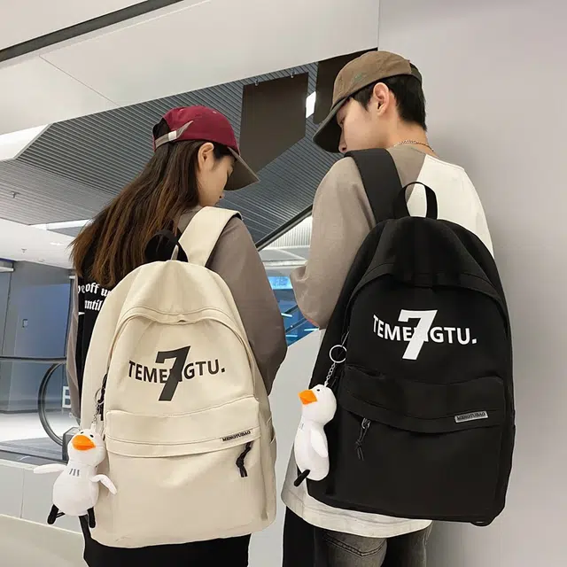 爱尔绅特 潮流简约时尚百搭高级感 尼龙 双肩包 常规 男女同款情侣款 多色