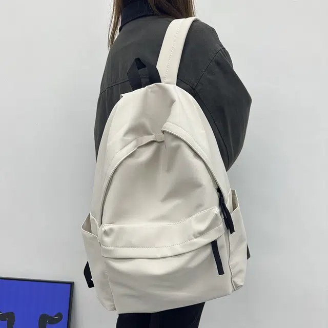 爱尔绅特 书包纯色大容量日系 尼龙 双肩包 男女同款情侣款 多色