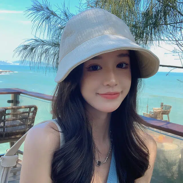 佩洛依 显脸小素颜遮阳防晒舒适 棉 渔夫帽 男女同款情侣款