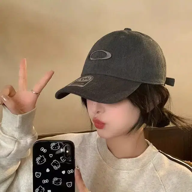 佩洛依 美式刺绣运动 棉 鸭舌帽 男女同款情侣款