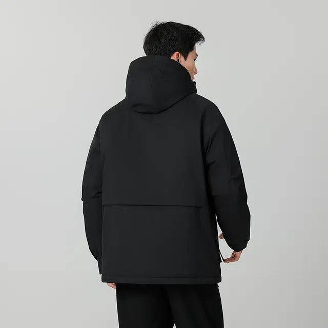 棉基因 冬季户外登山防水连帽优质棉棒球服保暖高个小个子日系男简约潮流夹棉袄子美式高街工装风青少年职场通勤学院风棉衣外套 男女同款