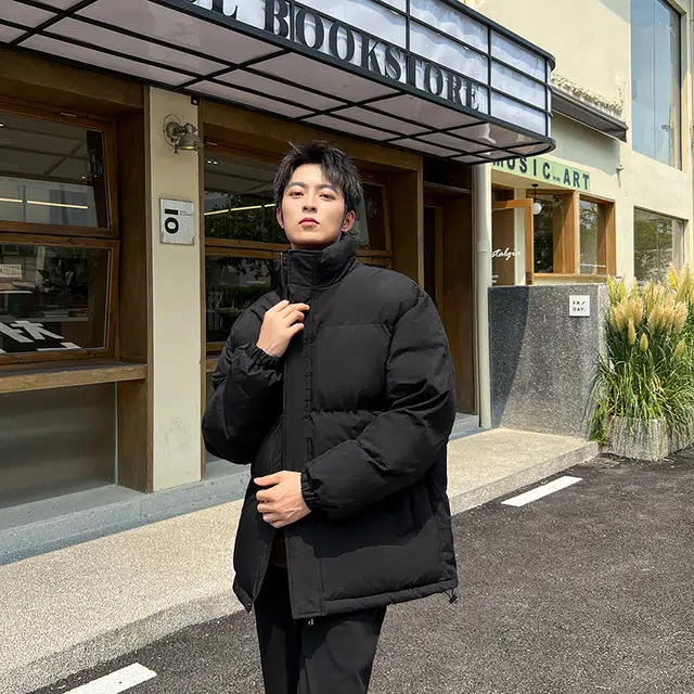 棉基因 冬季多巴胺纯色优质棉棒球服保暖高个小个子日系男简约潮流夹棉袄子美式高街工装风青少年职场通勤学院风棉衣外套 男女同款