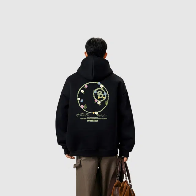 棉基因 早秋街头职场风简约学院风男生帽子高街潮牌经典国潮辣妹韩系女潮男青少年复古男装户外通勤慵懒风基础款打底连帽卫衣 男女同款