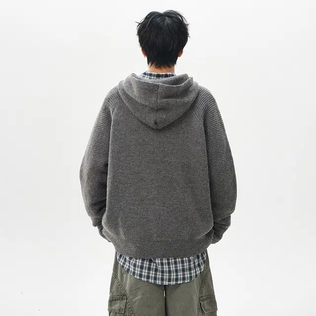 棉基因 松弛感针织清新森系肌理感毛线衣厚实内搭休闲运动氛围感职场通勤极简风女装高街美式亲肤打底衣青少年学院风毛衣 男女同款