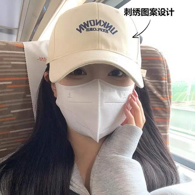 浪莎 简约字母刺绣个性百搭 棉 鸭舌帽 男女同款情侣款